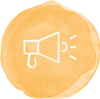 Marketing icon yellow Marketing icon yellow