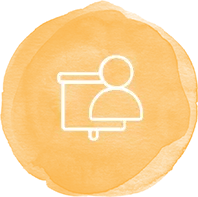 Training icon yellow Training icon yellow